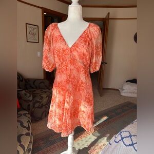 Anthropologie Lucy Paris Azalea Floral Mini Dress M